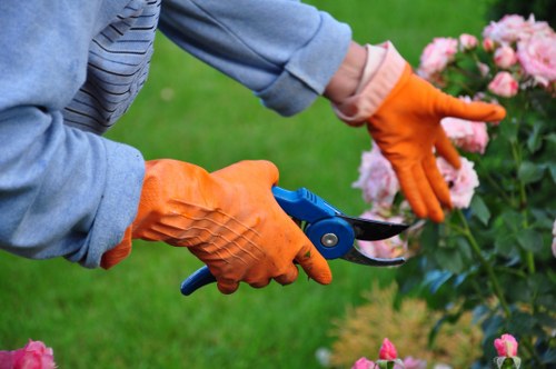 Landscaping team working ethically on a managed site
