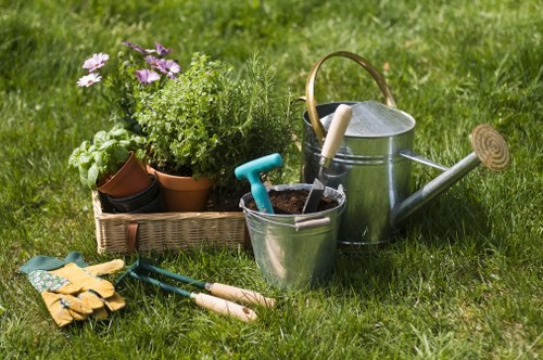 Hard landscaping groundwork and paving preparation in Surbiton